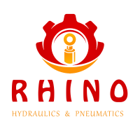 Rhino Hydraulics logo – industrial equipment logistics client of Swiftway Shippers